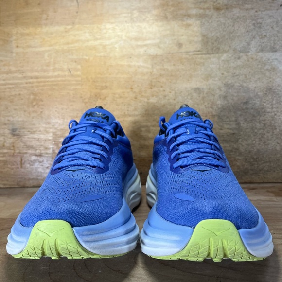 Hoka One One Bondi 8 REFLECTIVE Womens Size 8 (B) Running Shoes Sneakers Blue - Picture 2 of 12